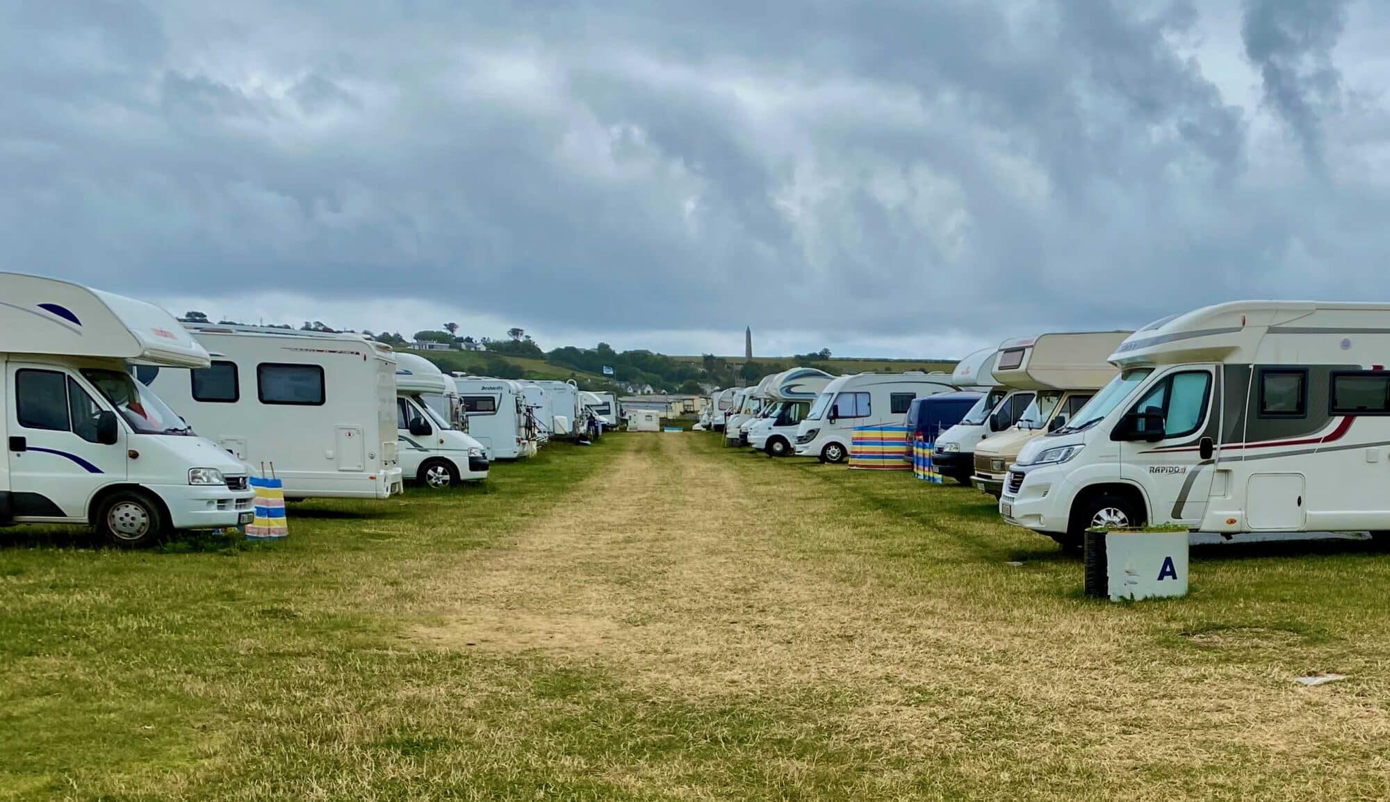 Motorhomes in Ardmore Seaview Motorhome Park