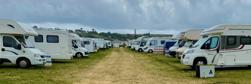 Motorhomes in Ardmore Seaview Motorhome Park